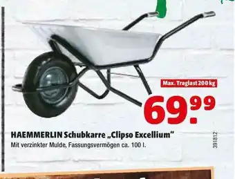 Hagebau Haemmerlin Schubkarre „clipso Excellium” Angebot