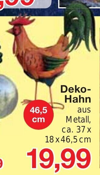 Jawoll Deko-Hahn Angebot