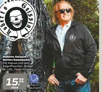 NETTO Roberto Geissini Herren Sweatjacke Angebot