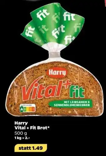 NETTO Harry Vital + Fit Brot 500g Angebot