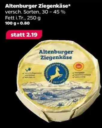 NETTO Altenburger Ziegenkäse 250g Angebot