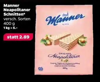 NETTO Manner Neapolitaner Schnitten 400g Angebot