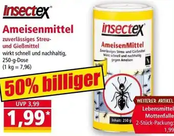 Norma insectex® Ameisenmittel 250 g Dose Angebot