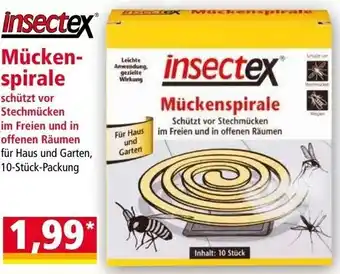 Norma insectex® Mückenspirale 10 Stück Packung Angebot