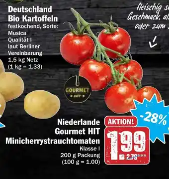 AEZ Niederlande Gourmet Hit Minicherrystrauchtomaten 200g Angebot