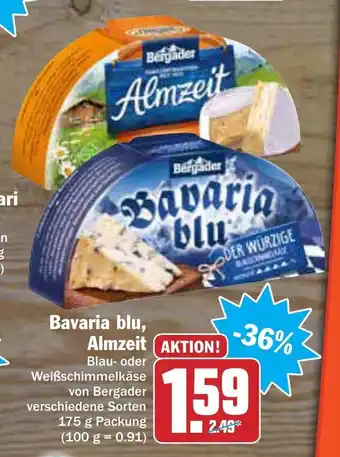 AEZ Bavaria blu, Almzeit 175g Packung Angebot