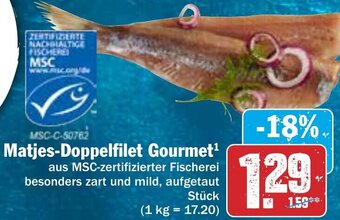 Hit Matjes-Doppelfilet Gourmet Angebot