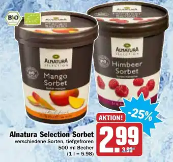 AEZ Alnatura Selection Sorbet 500ml Becher Angebot