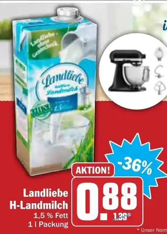 AEZ Landliebe H-Landmilch 1L Angebot