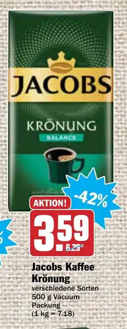 AEZ Jacobs Kaffee Krönung 500 g Angebot