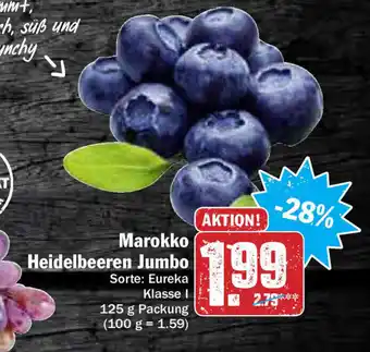 Hit Marokko Heidelbeeren Jumbo 125g Angebot