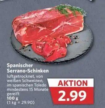 Combi Spanischer Serrano-Schinken 100 g (1 kg = 29.90) Angebot