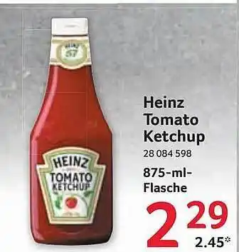 Selgros Heinz Tomato Ketchup Angebot