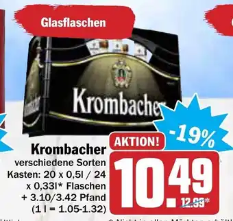 AEZ Krombacher 24x0,33/20x0,5L Angebot