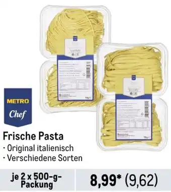 METRO METRO Chef Frische Pasta 2 x 500-g-Packung Angebot