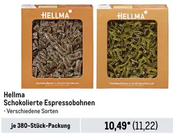 METRO Hellma Schokolierte Espressobohnen 380-Stück-Packung Angebot