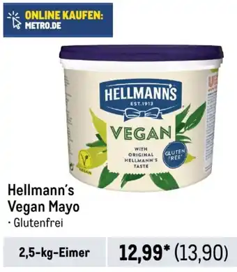 METRO Hellmann's Vegan Mayo 2,5 kg Eimer Angebot