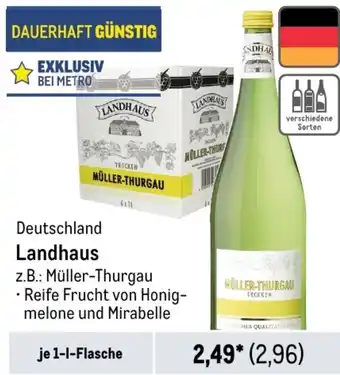 METRO Landhaus 1-L-Flasche Angebot