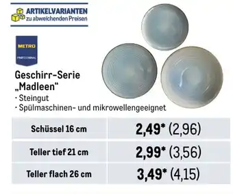 METRO METRO PROFESSIONAL Geschirr-Serie „Madleen" Schüssel 16 cm Angebot