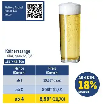 METRO Kölnerstange Angebot