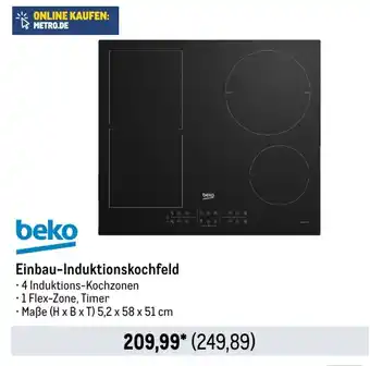 METRO beko Einbau-Induktionskochfeld Angebot