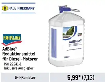 METRO FAIRLINE AdBlue® Reduktionsmittel 5-l-Kanister Angebot