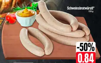 Edeka Schweinsbratwürstl* 100 g Angebot