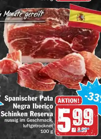 Hit Spanishcer Pata Negra Iberico Schinken Reserva 100g Angebot