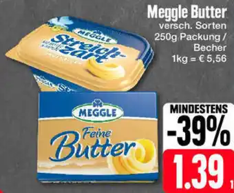 Edeka Meggle Butter 250g Packung / Becher Angebot