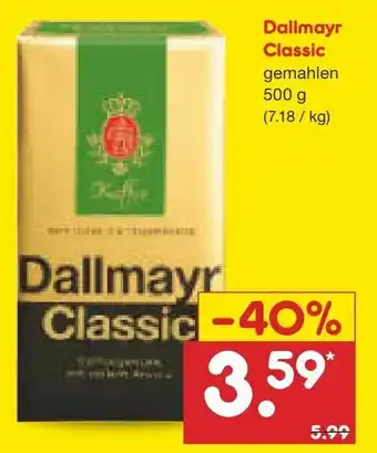 Netto Marken-Discount Dallmayr Classic 500g Angebot