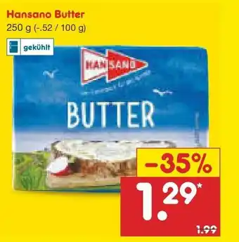 Netto Marken-Discount Hansano Butter 250g Angebot