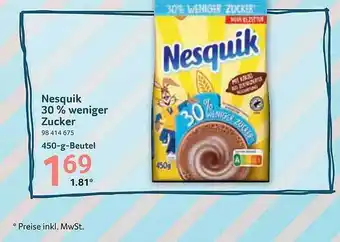 Selgros Nesquick 30% Weniger Zucker Angebot