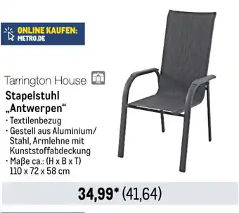 METRO Tarrington House Stapelstuhl ,,Antwerpen" Angebot