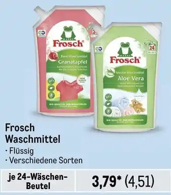 METRO Frosch Waschmittel 24-Wäschen-Beutel Angebot