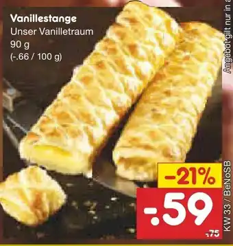 Netto Marken-Discount Vanillestange 90g Angebot