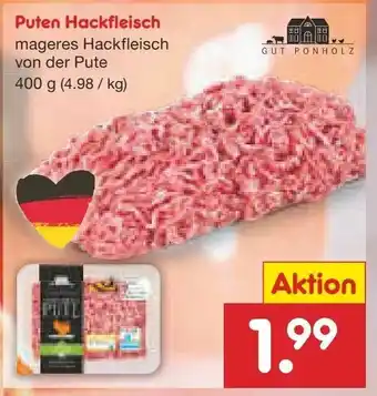 Netto Marken-Discount Puten Hackfleisch 400g Angebot