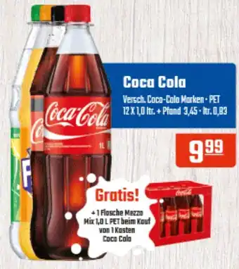 Hörl Getränke Coca-Cola 12x1,0 Ltr. Angebot