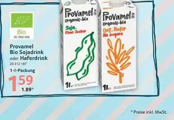 Selgros Provamel Bio Sojadrink Oder Haferdrink Angebot