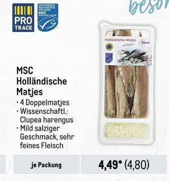 METRO MSC Holländische Matjes je Packung Angebot