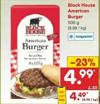 Netto Marken-Discount Block House American Burger 500g Angebot