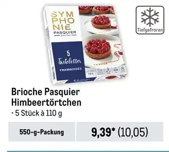 METRO Brioche Pasquier Himbeertörtchen •5 Stück à 110 g Angebot