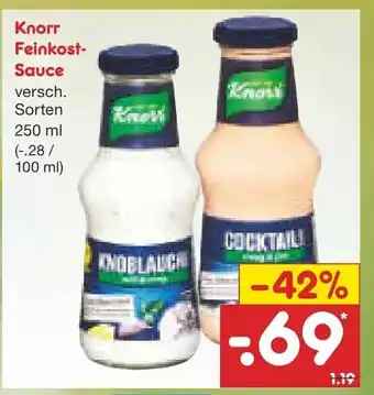 Netto Marken-Discount Knorr Feinkost Sauce 250ml Angebot