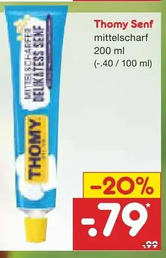 Netto Marken-Discount Thomy Senf 200ml Angebot