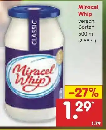 Netto Marken-Discount Miracel Whip 500ml Angebot