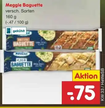 Netto Marken-Discount Meggle Baguette 160 g Angebot