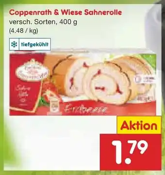 Netto Marken-Discount Coppenrath & Wiese Sahnerolle 400g Angebot