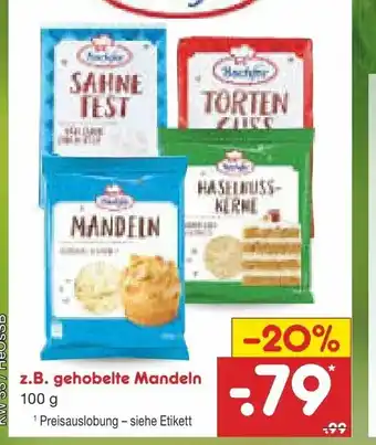 Netto Marken-Discount Gehobelte Mandeln 100g Angebot