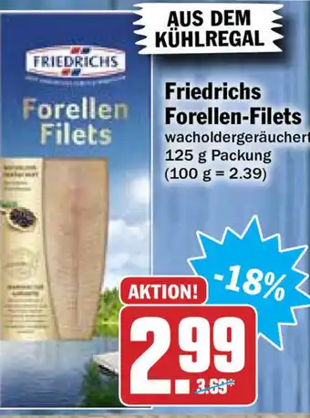 Hit Friedrichs Forellen-Filets 125g Angebot