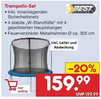 Netto Marken-Discount Trampolin Set Angebot