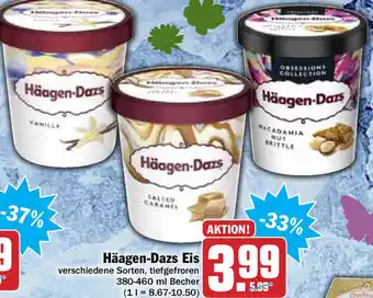 Hit Häagen Dazs Eis 380-460ml Angebot